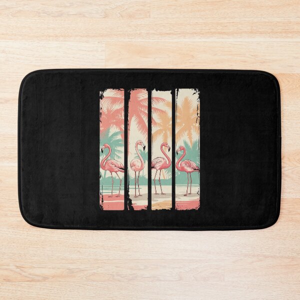 Item preview, Pink Flamingo Summer Vibes Beach Palm Tree Summer Vacation designed and sold by Libbysharts.