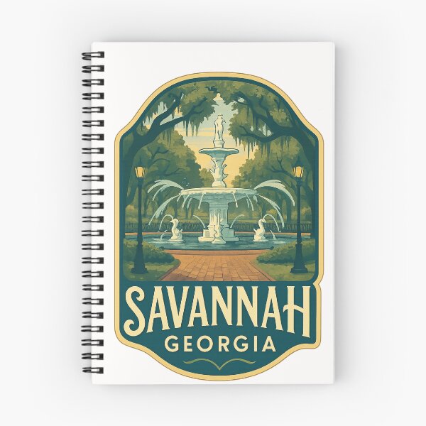 Item preview, Forsyth Fountain in Historic Forsyth Park, Savannah Georgia designed and sold by Places On Earth.