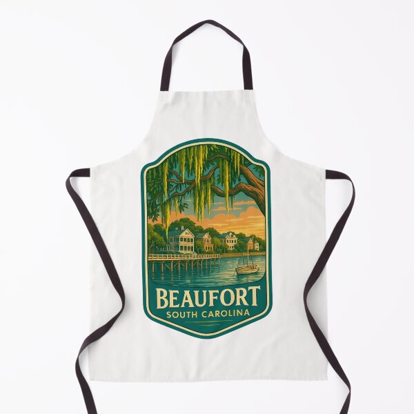 Item preview, Sunset over Waterfront and Antebellum Homes, Beaufort South Carolina designed and sold by Places On Earth.