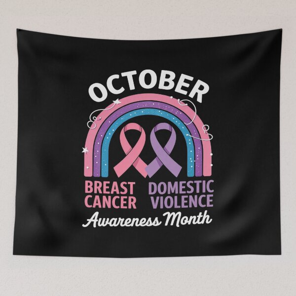 Item preview, Breast Cancer And Domestic Violence Awareness Month designed and sold by Moxizz.
