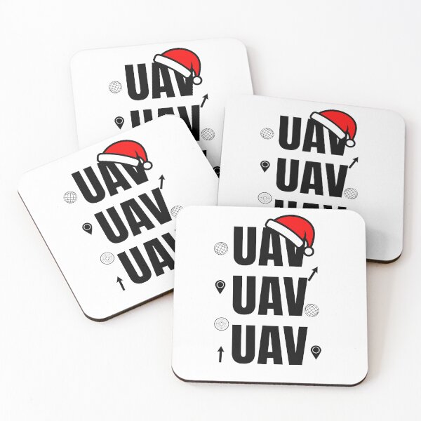 Item preview, UAV Christmas Geospatial Typography designed and sold by SpatialPost.