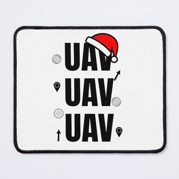 Item preview, UAV Christmas Geospatial Typography designed and sold by SpatialPost.