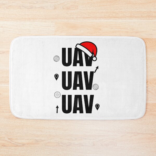 Item preview, UAV Christmas Geospatial Typography designed and sold by SpatialPost.