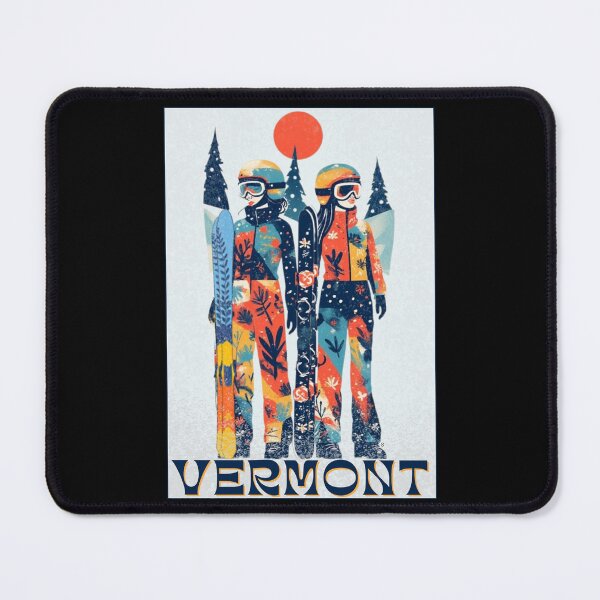 Item preview, Vermont Ski Trip Folk Art | Winter Sports Series designed and sold by SHELOPS.