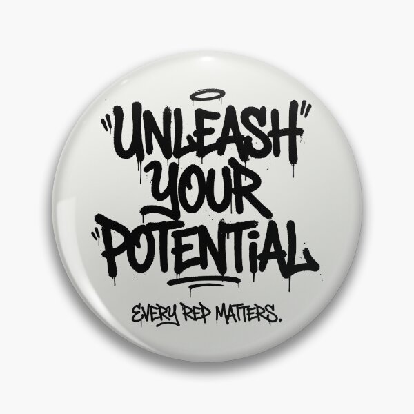 Item preview, Unleash Your Potential – Motivational Graffiti Quote in Urban Style designed and sold by SplashTastic.