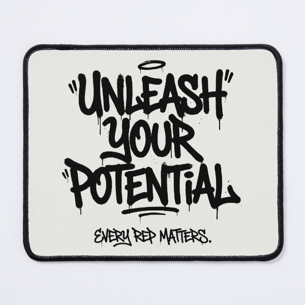Item preview, Unleash Your Potential – Motivational Graffiti Quote in Urban Style designed and sold by SplashTastic.
