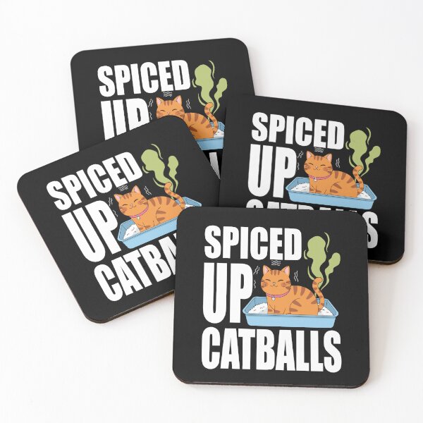 Item preview, SPICED UP CATBALLS litter box bit smelly cat lover cat owner kitten parents cat mom cat dad designed and sold by Jt41.