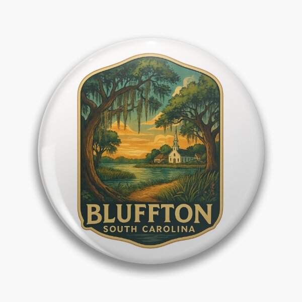 Item preview, Bluffton South Carolina Church on the May River at Sunset designed and sold by Places On Earth.
