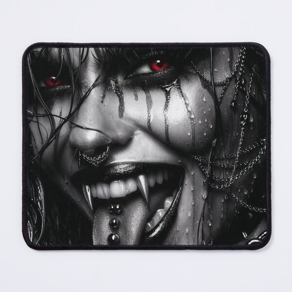 Item preview, Gothic Vampire Portrait with Crimson Eyes designed and sold by Insomnia Art Designs.