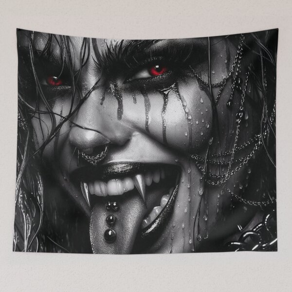 Item preview, Gothic Vampire Portrait with Crimson Eyes designed and sold by Insomnia Art Designs.