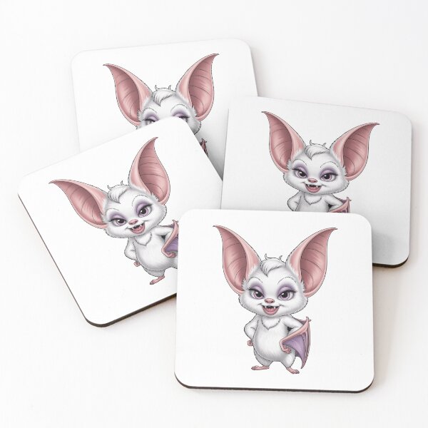 Item preview, Bartok the Magnificent Cute Albino Bat Anastasia Movie Fan Art Sticker T-Shirt Design designed and sold by GeniePixel.