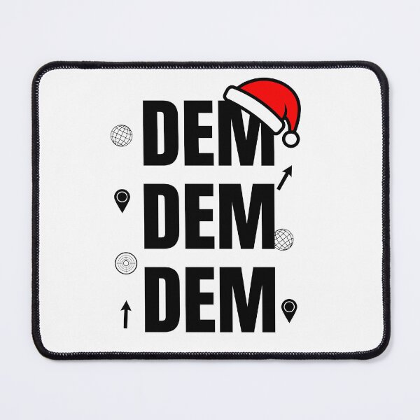 Item preview, DEM Christmas Geospatial Typography designed and sold by SpatialPost.