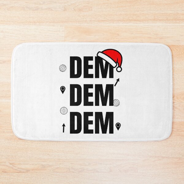 Item preview, DEM Christmas Geospatial Typography designed and sold by SpatialPost.