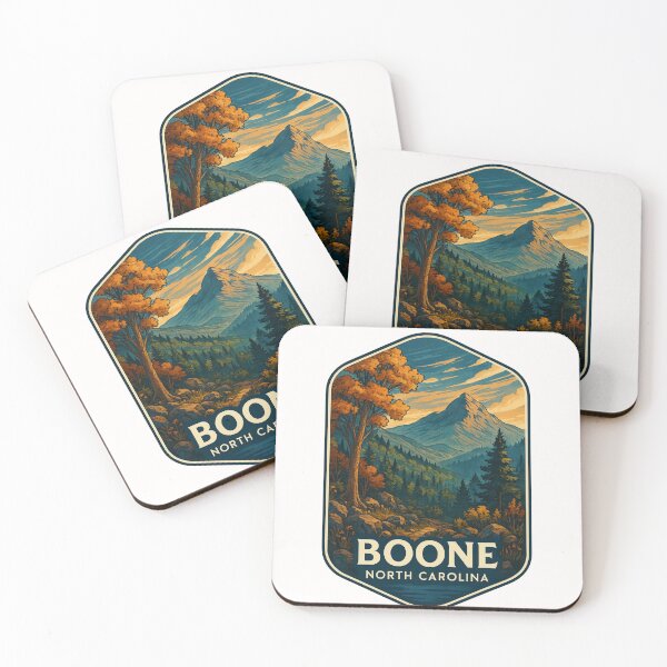 Item preview, Boone North Carolina Mountain Peaks and Forests in the High Country designed and sold by Places On Earth.