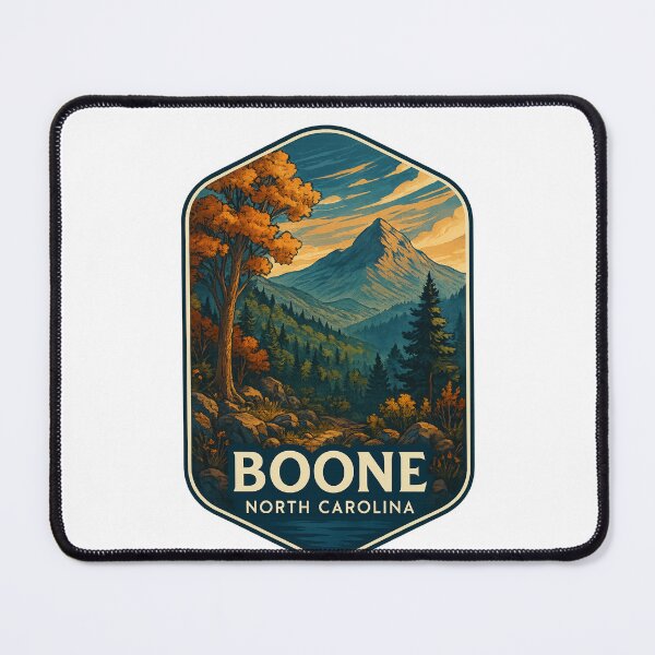Item preview, Boone North Carolina Mountain Peaks and Forests in the High Country designed and sold by Places On Earth.