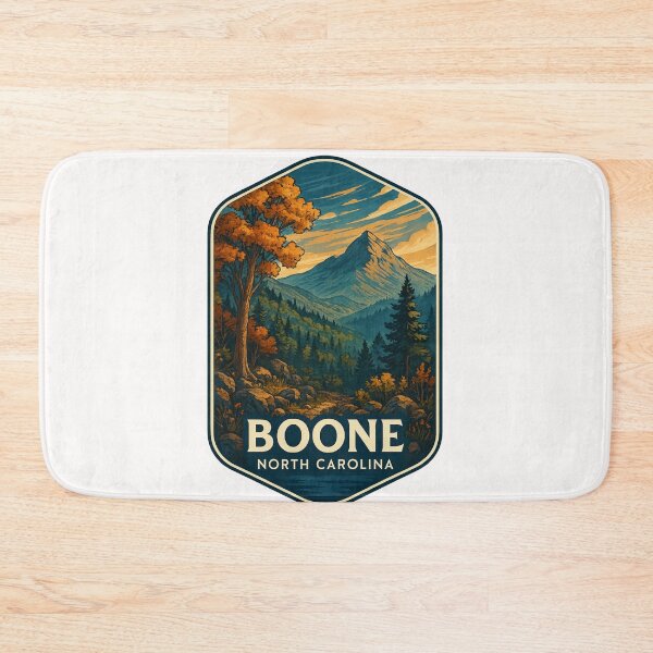 Item preview, Boone North Carolina Mountain Peaks and Forests in the High Country designed and sold by Places On Earth.