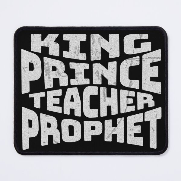 Item preview, King Prince Teacher Prophet Titles of Christ Typography designed and sold by FFPrints.