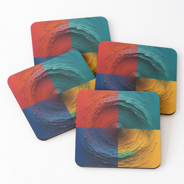 Item preview, Colorful Textured Swirls Abstract Painting designed and sold by Mianku | Für das Leben.