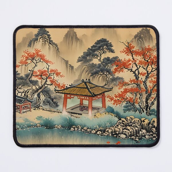 Item preview, The Red Pavilion by the River designed and sold by Dms3512.