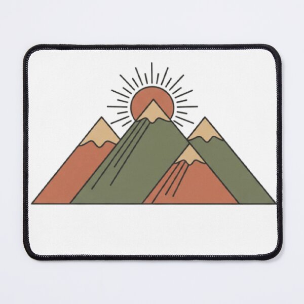Item preview, Rising Sun & Mountains designed and sold by Swaysurgeart.