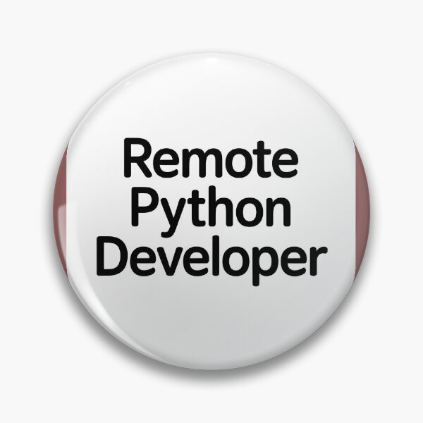 Artikelvorschau, Remote Python Developer Minimalist Programmer Shirt entworfen und verkauft von Viktorio Art Shop.