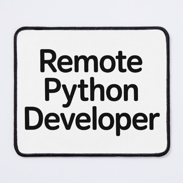 Artikelvorschau, Remote Python Developer Minimalist Programmer Shirt entworfen und verkauft von Viktorio Art Shop.