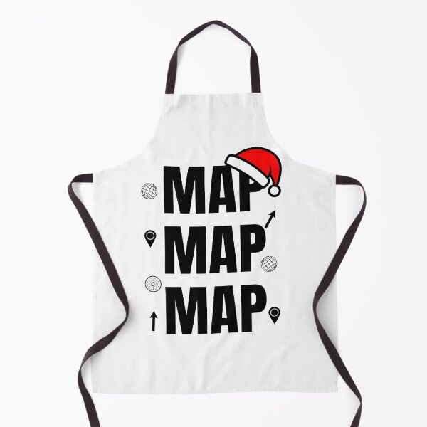 Item preview, MAP Christmas Geospatial Typography designed and sold by SpatialPost.