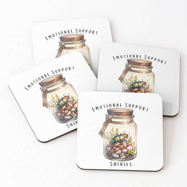 Item preview, Emotional Support Shinies - Goblincore Jar designed and sold by HiruK.