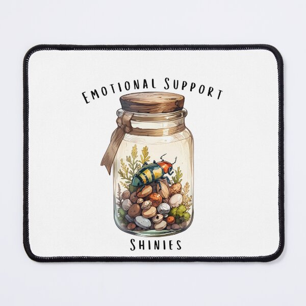 Item preview, Emotional Support Shinies - Goblincore Jar designed and sold by HiruK.
