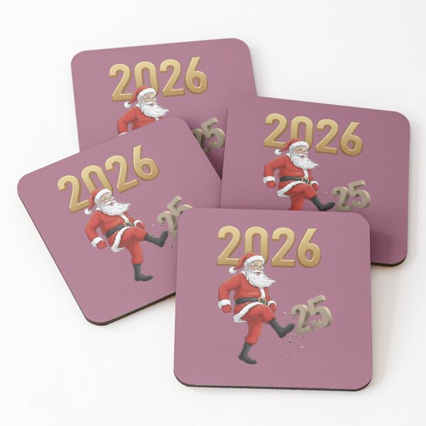 Item preview, Santa’s Leap to 2026 designed and sold by Zagalo Art.