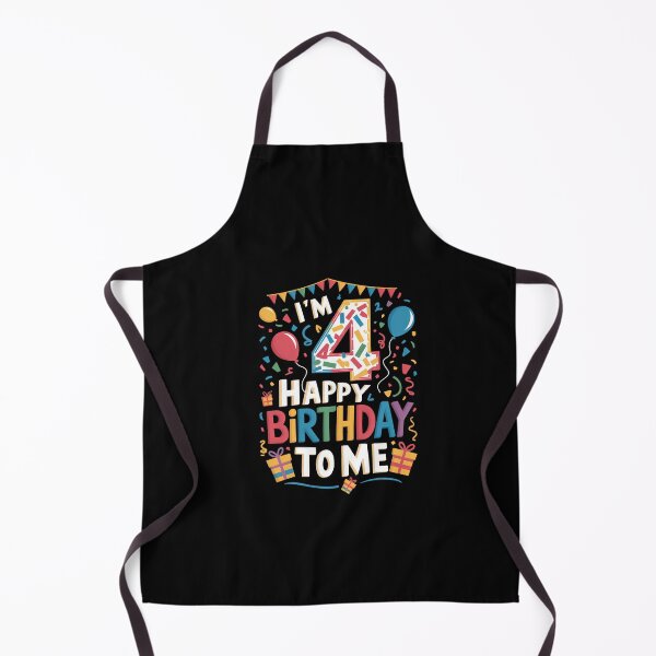 Item preview, 4th Happy Birthday To Me Boys Girls I'm 4 Years Old designed and sold by CruelShadesSt.