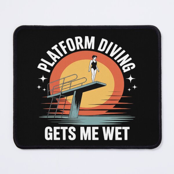 Item preview, Platform Springboard funny diving gets me wet designed and sold by Tatianamiobi.