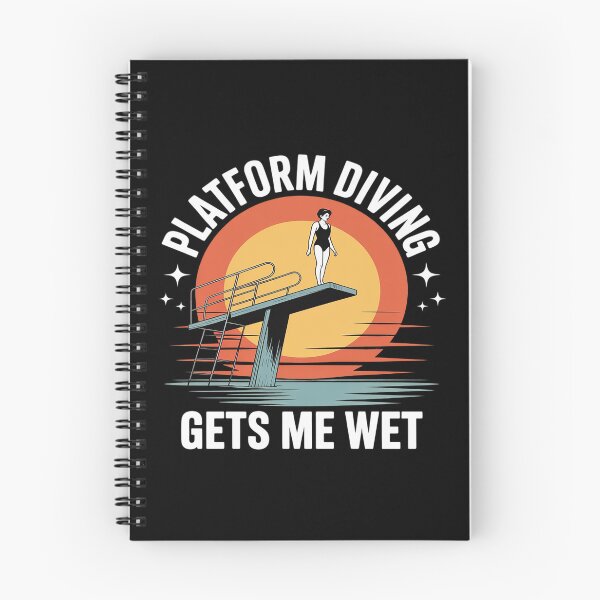 Item preview, Platform Springboard funny diving gets me wet designed and sold by Tatianamiobi.