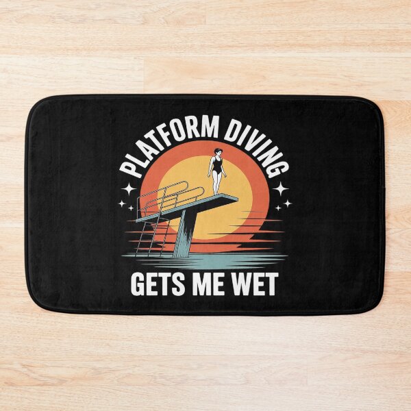 Item preview, Platform Springboard funny diving gets me wet designed and sold by Tatianamiobi.