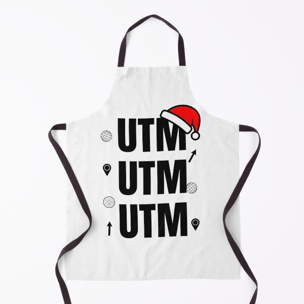 Item preview, UTM Christmas Geospatial Typography designed and sold by SpatialPost.