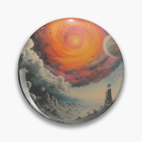 Item preview, Otherworldly landscape under cosmic turbulence designed and sold by Mianku | Für das Leben.