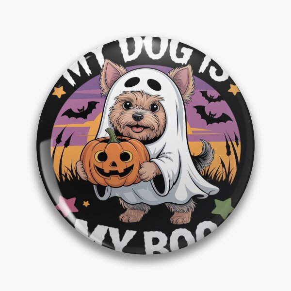 Item preview, My Dog Is My Boo Halloween Ghost Dog designed and sold by Bstilablhot.