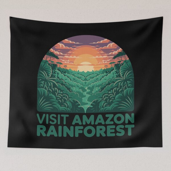 Item preview, Vintage Amazon Rainforest Lungs of the Earth designed and sold by Blok45.