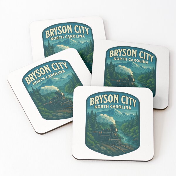 Item preview, Bryson City North Carolina Train and River in Smoky Mountains designed and sold by Places On Earth.