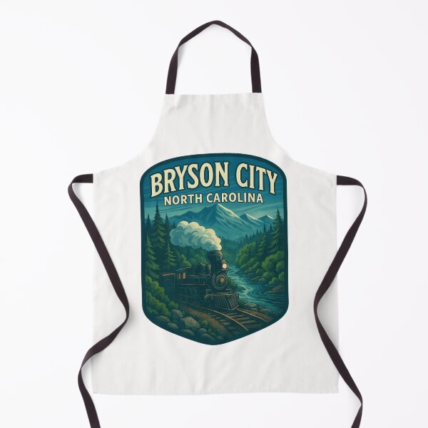 Item preview, Bryson City North Carolina Train and River in Smoky Mountains designed and sold by Places On Earth.