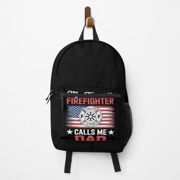 Item preview, My Favorite Firefighter Calls Me Dad USA Flag Fathers Day designed and sold by Bstilablhot.