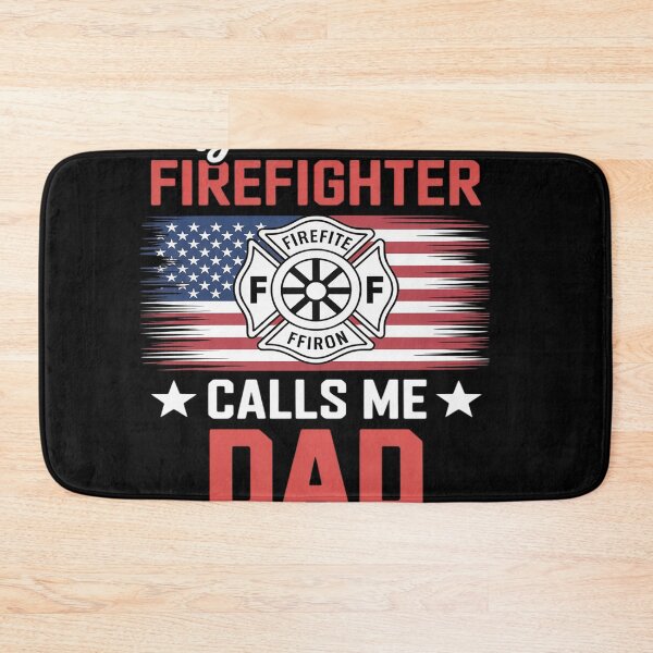 Item preview, My Favorite Firefighter Calls Me Dad USA Flag Fathers Day designed and sold by Bstilablhot.