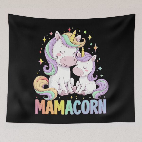 Item preview, Cute Mamacorn Unicorn Mom Birthday Rainbow designed and sold by CruelShadesSt.