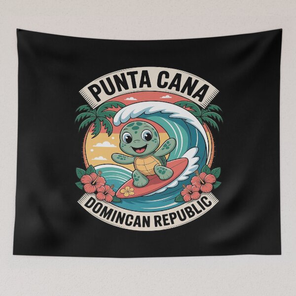 Item preview, Playa Del Carmen Mexico Cute Sea Turtle Surfing Summer designed and sold by Tatianamiobi.