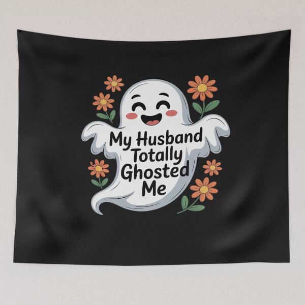 Item preview, My Husband Totally Ghosted Me Funny Halloween Spooky designed and sold by Bstilablhot.