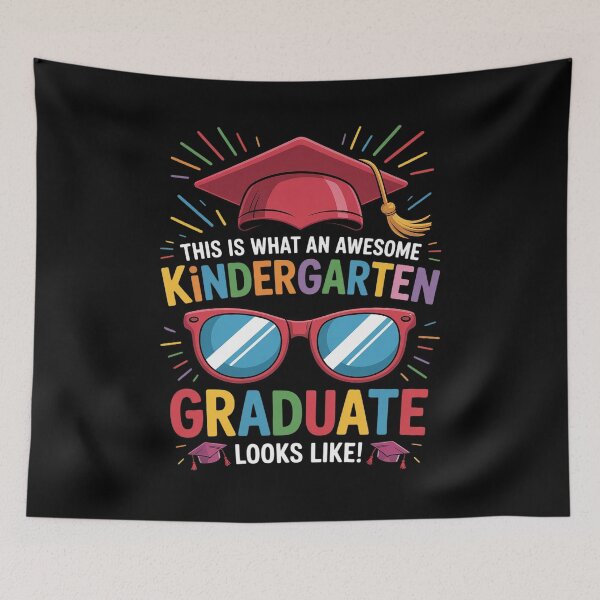 Item preview, Awesome Kindergarten Graduate Looks Like 2026 Graduation  designed and sold by catsdothingz.