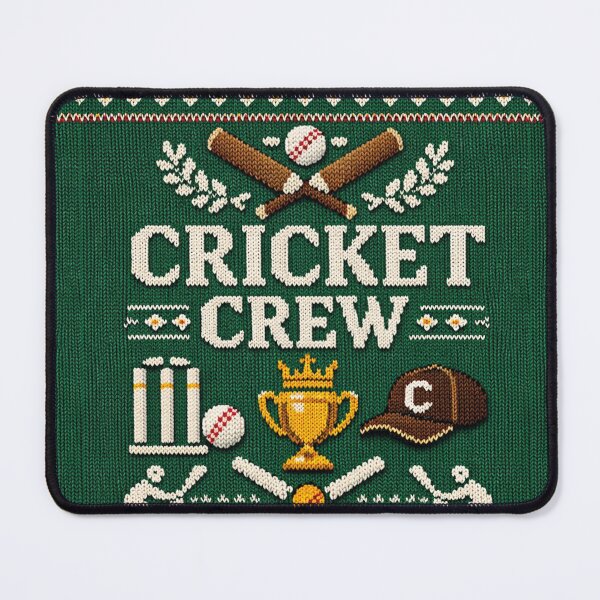 Item preview, Cricket Crew, knitted picture designed and sold by Mauswohn.