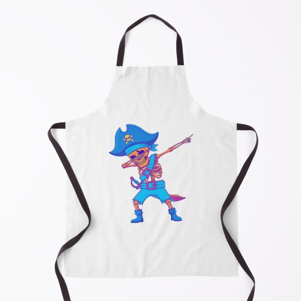 Item preview, Dabbing Pirate Skeleton Funny Neon Cartoon Illustration designed and sold by Horrify.