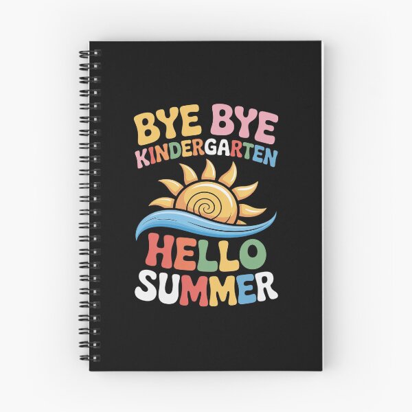 Item preview, Bye Bye Kindergarten Hello Summer Goodbye Kindergarten  designed and sold by catsdothingz.