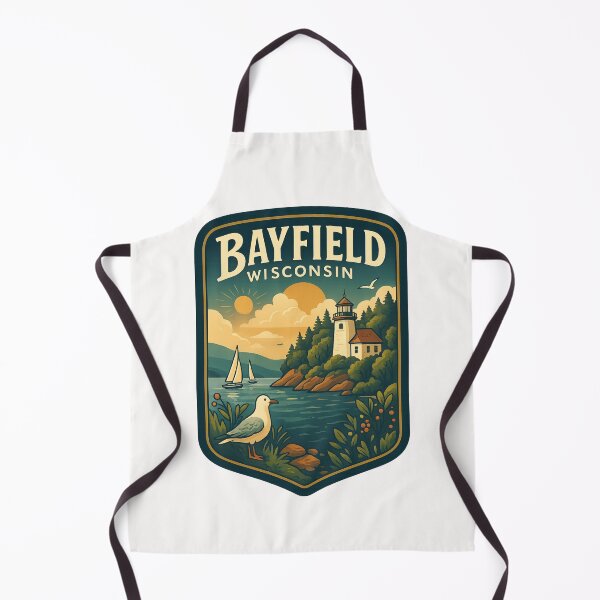 Item preview, Bayfield Wisconsin Lighthouse and Sailboats on Lake Superior designed and sold by Places On Earth.